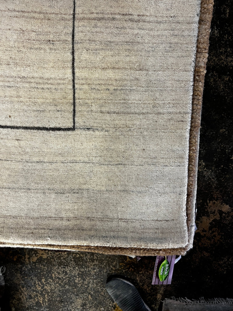 Cervo 6x9 Handwoven Off White Gabbeh Rug | Banana Manor Rug Factory Outlet