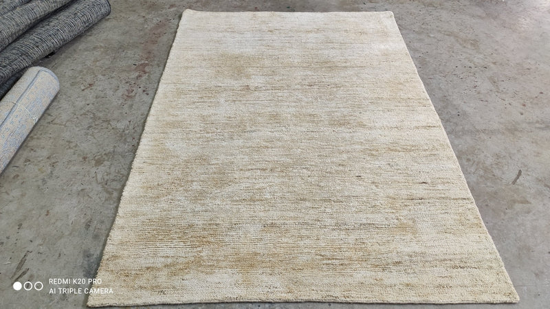 Chachi Arcola 5x7.9 Sheared Durrie Rug | Banana Manor Rug Company
