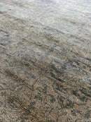 Charlotte 7.9x9.9 / 8x10 Grey and Silver Hand-Knotted Oushak Rug | Banana Manor Rug Company