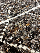 Chase 4x6 Brown and White Handwoven Moroccan Style Rug | Banana Manor Rug Company