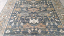 Chelsea 8x10 Dark Grey Hand-Knotted Oushak Rug | Banana Manor Rug Company