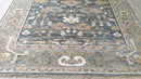 Chelsea 8x10 Dark Grey Hand-Knotted Oushak Rug | Banana Manor Rug Company