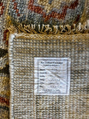 Cherry 10x14 Grey and Yellow Hand-Knotted Oushak Rug | Banana Manor Rug Factory Outlet