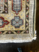 Cherry 10x14 Grey and Yellow Hand-Knotted Oushak Rug | Banana Manor Rug Factory Outlet