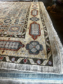 Cherry 10x14 Grey and Yellow Hand-Knotted Oushak Rug | Banana Manor Rug Factory Outlet