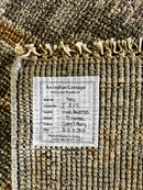 Chloe Thomas 8x10 Grey Hand-Knotted Oushak Rug | Banana Manor Rug Company