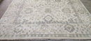 Chloe Arnold Hand-Knotted Oushak Rug Ivory 9x12 | Banana Manor Rug Company