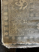 Christiane Lemieux 8x10 Tan and Grey Hand-Knotted Oushak Rug | Banana Manor Rug Factory Outlet