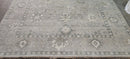 Christiane Lemieux Tan and Grey Hand-Knotted Oushak Rug 8x10 | Banana Manor Rug Company