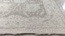Christina Hendricks 8.9x11.3 Light Brown and Ivory Hand-Knotted Oushak Rug | Banana Manor Rug Company