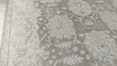 Christina Hendricks 8.9x11.3 Light Brown and Ivory Hand-Knotted Oushak Rug | Banana Manor Rug Company