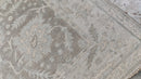 Christina Hendricks 8.9x11.3 Light Brown and Ivory Hand-Knotted Oushak Rug | Banana Manor Rug Company