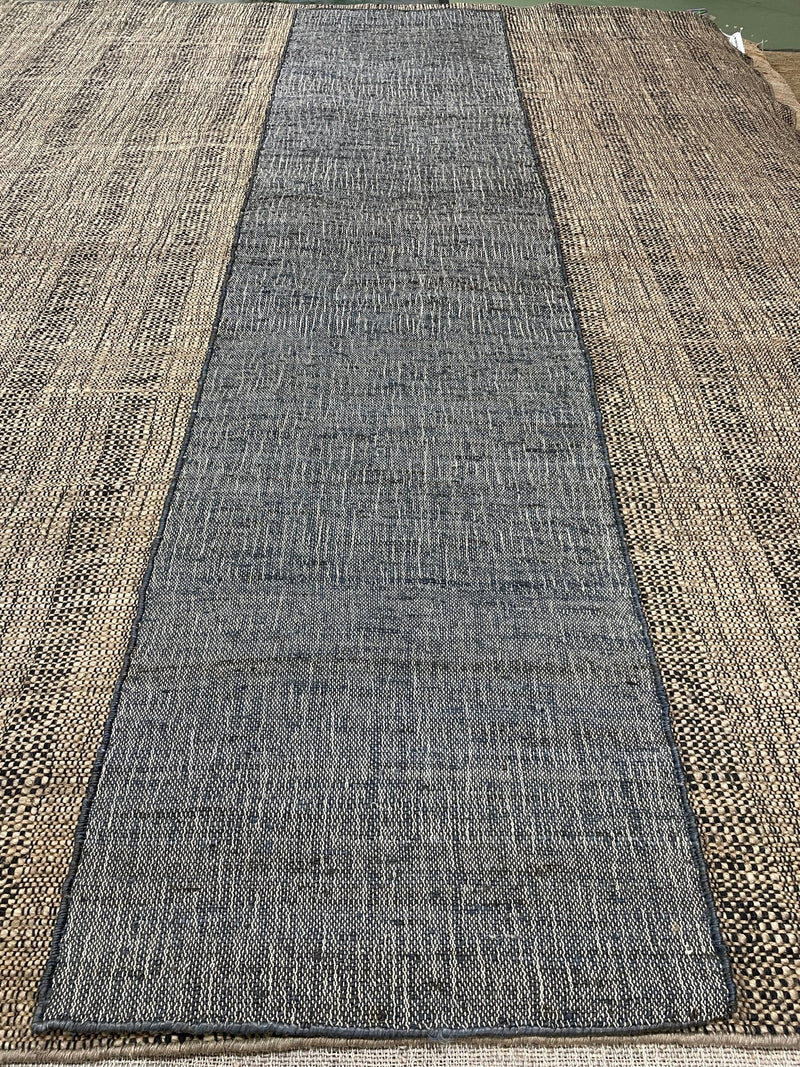 Cindy Stark 2.6X10.9 Natural Grey Durrie Runner | Banana Manor Rug Company