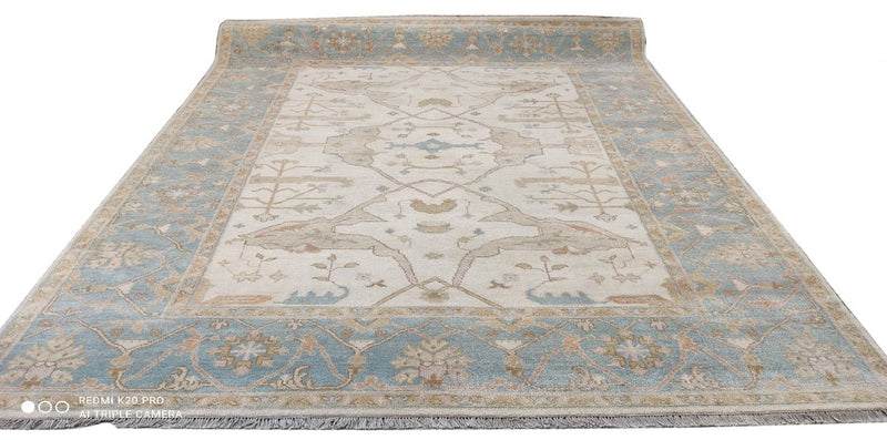 Claire Hand-Knotted 8.3x10 Oushak | Banana Manor Rug Company