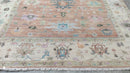 Clara 8.3x10 Rust and Ivory Hand-Knotted Oushak Rug | Banana Manor Rug Company
