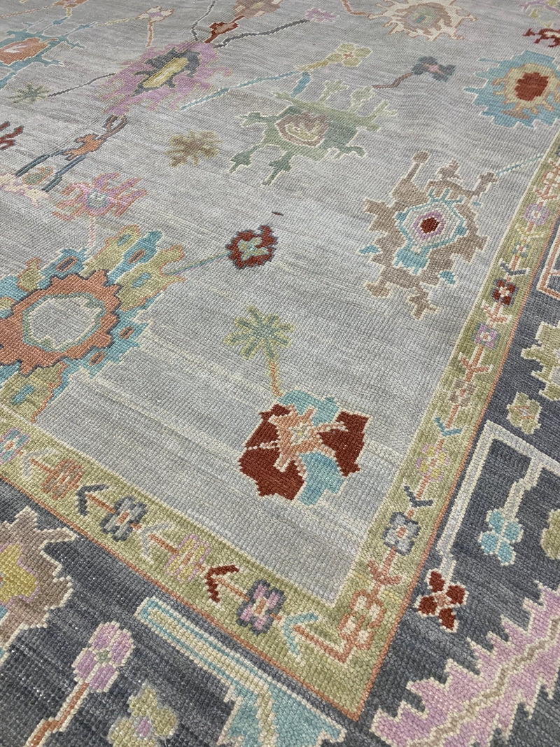 Clara 8x10 Hand Knotted Oushak | Banana Manor Rug Company