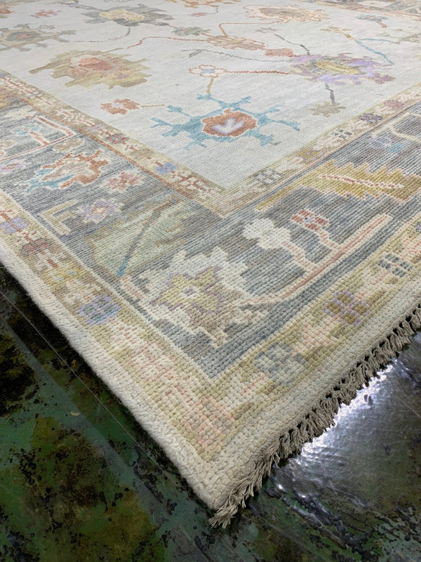 Clara 8x10 Hand Knotted Oushak | Banana Manor Rug Company