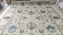 Clara Cleymans 9x12 Light Gold and Beige Hand-Knotted Oushak Rug | Banana Manor Rug Company