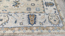 Clara Cleymans 9x12 Light Gold and Beige Hand-Knotted Oushak Rug | Banana Manor Rug Company