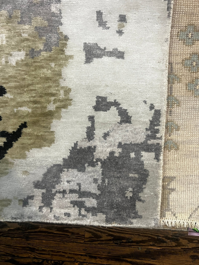 Claude Clemenceau 5x7.9 Hand-Knotted Modern Abstract Rug | Banana Manor Rug Factory Outlet