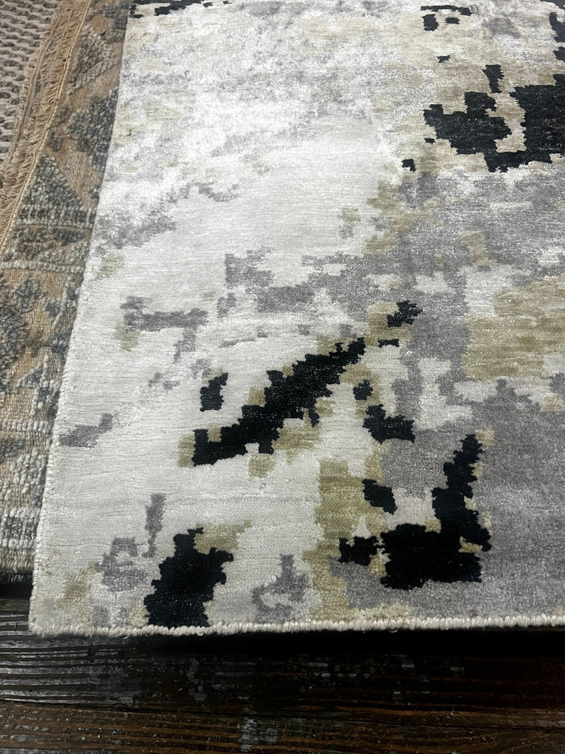 Claude Clemenceau 5x7.9 Hand-Knotted Modern Abstract Rug | Banana Manor Rug Factory Outlet