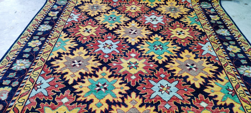 Claudia Karvan Hand-Knotted Oushak Rug Rust and Blue Multi-Colored 8.3X10 | Banana Manor Rug Company