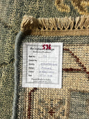 Colleen 2.9x14 Light Blue and Ivory Hand-Knotted Oushak Runner | Banana Manor Rug Factory Outlet