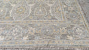 Concrete Blonde 8x10 Silver and Grey Hand-Knotted Oushak Rug | Banana Manor Rug Company