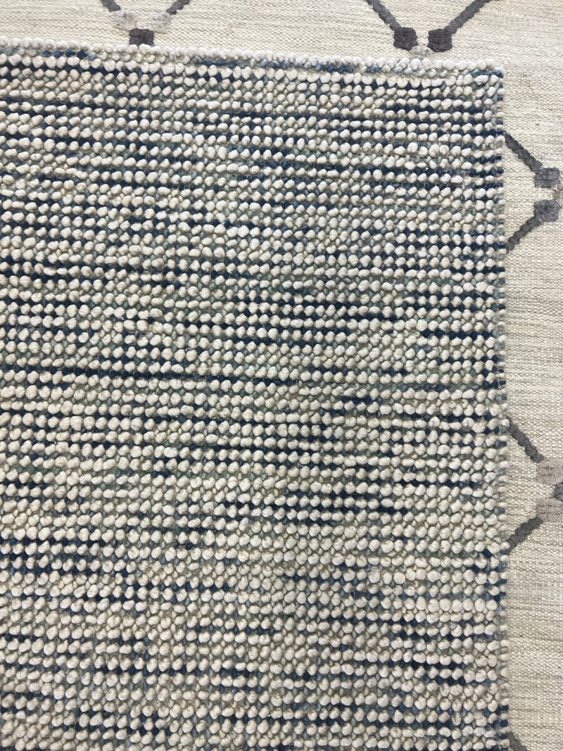 Connecticut Green/Blue 8x10 Hand Woven Durrie | Banana Manor Rug Company