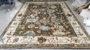 Cookie 9x12 Brown and White Oushak Rug | Banana Manor Rug Company