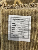 Cosmina 5x8 Ivory and Grey Hand-Knotted Modern Rug | Banana Manor Rug Company