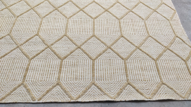 Cosmo 9x12 Yellow Camel Handwoven Jute Rug | Banana Manor Rug Company