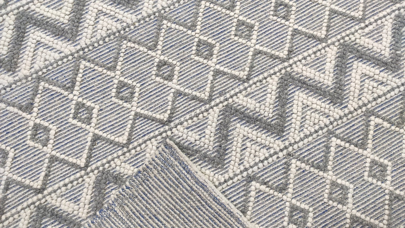 Countess Grey and Ivory Handwoven Rug 9x12 | Banana Manor Rug Company