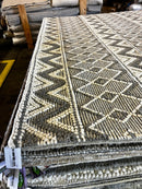 Countess Grey and Ivory Handwoven Rug 9x12 | Banana Manor Rug Factory Outlet
