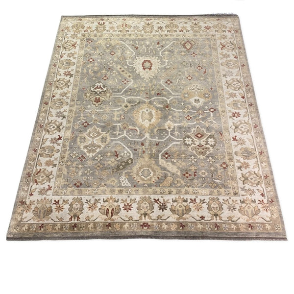 Courtney Hand-Knotted 8x9.9 Oushak | Banana Manor Rug Company