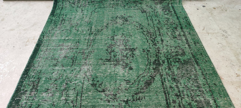 Craig Parker Hand-Knotted Modern Green Abstract 5x8 | Banana Manor Rug Company