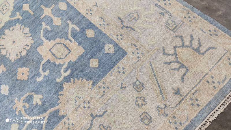 Cynthia Hand Knotted 9.3x12 Oushak | Banana Manor Rug Company