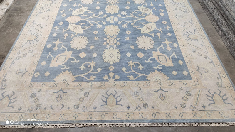Cynthia Hand Knotted 9.3x12 Oushak | Banana Manor Rug Company