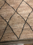 Cypher 5.9x8 Natural and Black Soumak | Banana Manor Rug Company