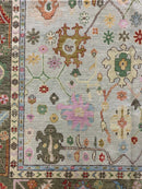 Dana 10x13.9 Hand Knotted Oushak | Banana Manor Rug Company