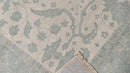 Dani 8x10 Beige and Light Green Hand-Knotted Oushak Rug | Banana Manor Rug Company