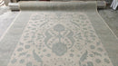 Dani 8x10 Beige and Light Green Hand-Knotted Oushak Rug | Banana Manor Rug Company