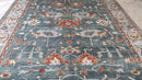 Daniella 9x12 Grey and Light Blue Hand-Knotted Oushak Rug | Banana Manor Rug Company