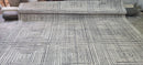 Daniil Strakhov Hand-Knotted Modern Rug Ivory and Grey High-Low 10x14 | Banana Manor Rug Company