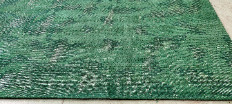 Danila Kozlovsky Hand-Knotted Modern Rug Green Textured 9x12 | Banana Manor Rug Company