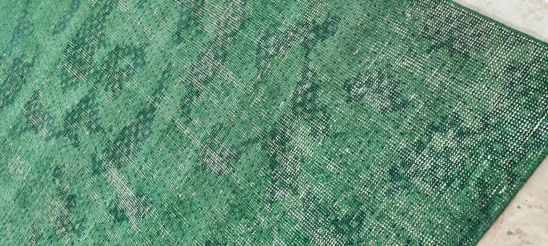 Danila Kozlovsky Hand-Knotted Modern Rug Green Textured 9x12 | Banana Manor Rug Company