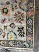 "Danique" Multi-Colored Hand-Knotted Oushak 8x10 | Banana Manor Rug Company