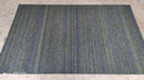 Dascha Polanco 5.3x8.3 Handwoven Dark Blue Durrie Rug | Banana Manor Rug Company