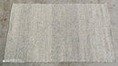 David Devant 3x5 Plain Grey Handwoven Durrie Rug | Banana Manor Rug Company