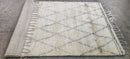 David Fane Hand-Knotted Ivory Moroccan 4x6 | Banana Manor Rug Company